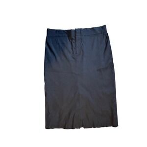 Vintage Gucci Pencil Skirt MSRP $425 Black Silk Blend Italy Size 38 (US size 2)